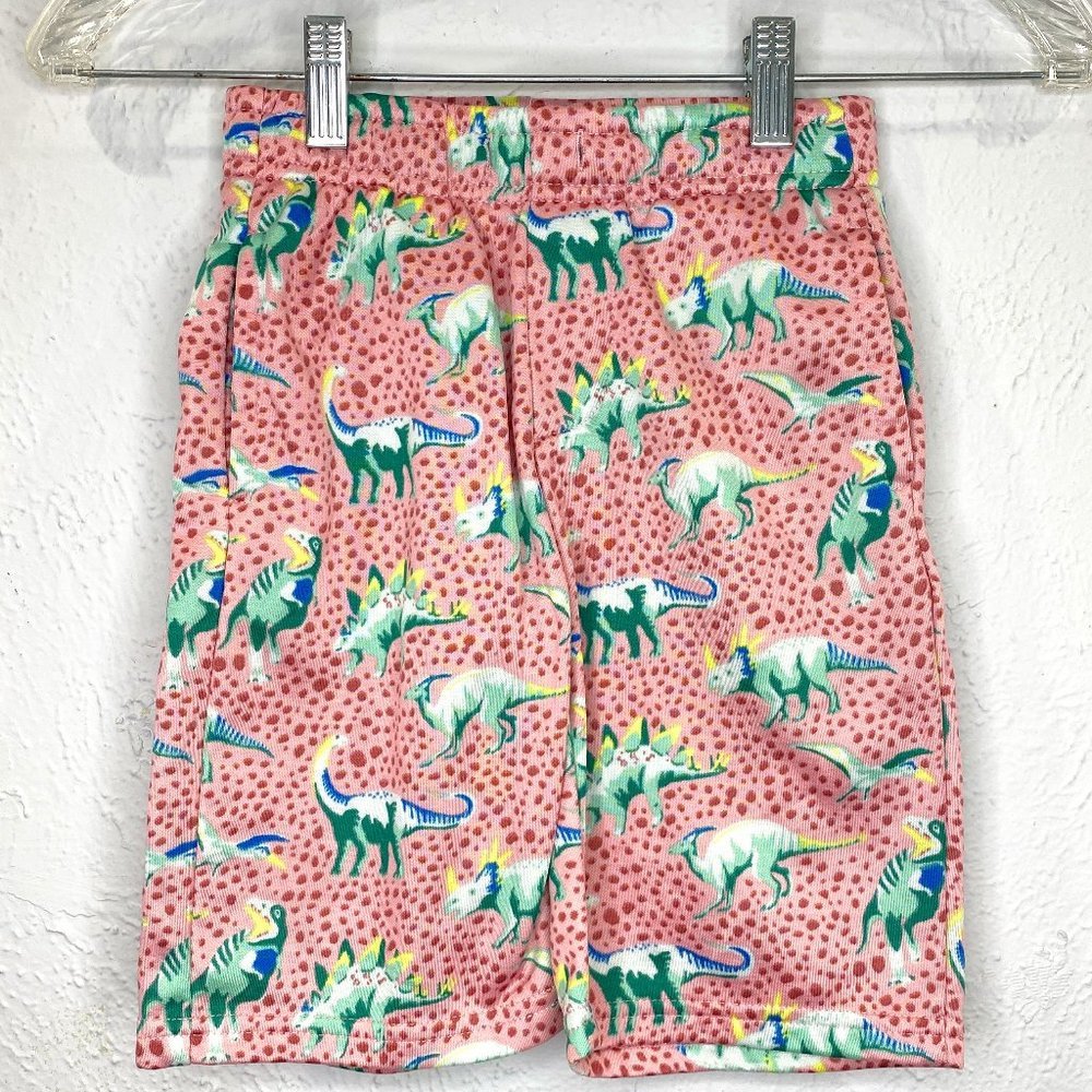 Public Record little boy's size 6, large, elastic waist dinosaur shorts.
